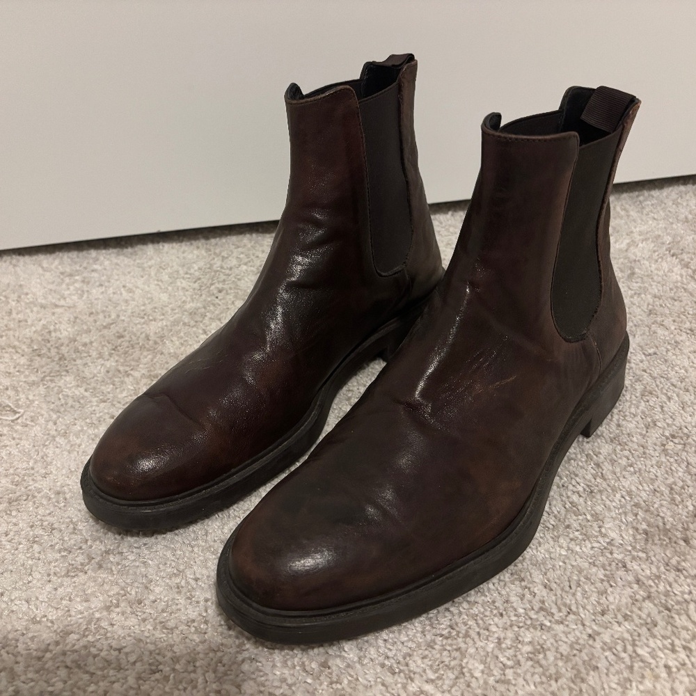 Adam Derrick leather boots